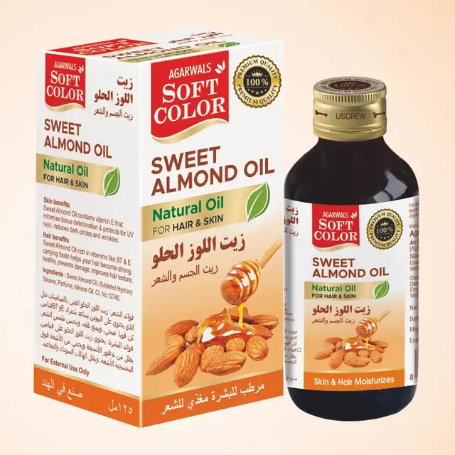 زيت اللوز الحلو – سوفت كلر 125 مل